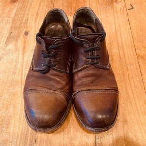 Men’s Frye Johnny Leather Casual Cap Toe Oxfords